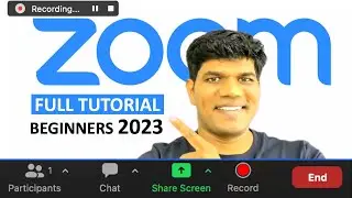 Zoom meeting step by step full tutorial for absolute beginners(2023)