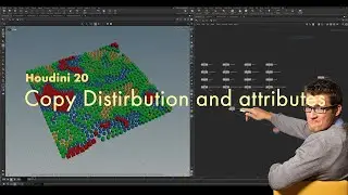 Houdini - copy distribution and attributes