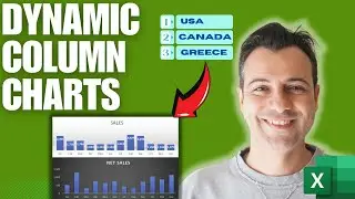 How to Create a Dynamic Column Chart in Excel using List Box FORM CONTROLS