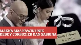 Makna Mas Kawin Unik Di Pernikahan Deddy Corbuzier Dan Sabrina Chairunnisa