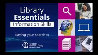 Advanced Literature Search part 4 - Saving searches