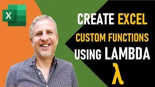 Create User Defined / Custom Function in Excel Using the LAMBDA Function - No VBA Required.