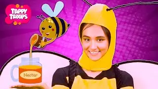 Bee Song And More | Preschool Songs For Kids | Tappy Troops – Educational Toddler Learning Videos