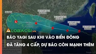 Bão Yagi sau khi vào Biển Đông đã tăng 4 cấp, dự báo còn mạnh thêm