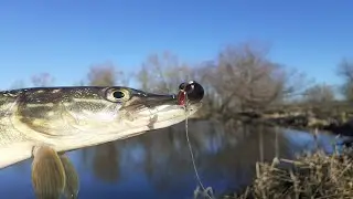 ЖОР ЩУКИ В ГРУДНІ НА СПІНІНГ!!! БЛЕШНІ НА ЩУКУ!!!