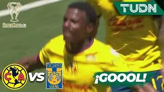 ¡GOLAZO AZULCREMA! Javairo la prende sabroso | América 1-1 Tigres | Super Copa MX 2024 | TUDN