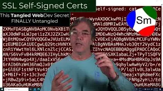 SSL Self-Signed Certificates for Local Website Development!