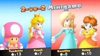 Mario Party 10 Haunted Trail - Toadette vs Peach vs Daisy vs Rosalina (Very Hard)