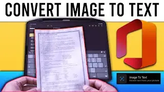 How to Convert IMAGE to TEXT using MS Office