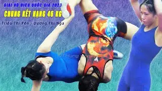 Vật Nữ Tam Đảo. chung kết hạng 46 kg .Women wrestling. Giải vô địch quốc gia 2023.