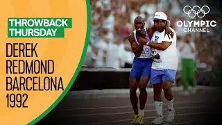 Derek Redmond's inspirational 400m Race at Barcelona 1992 | Throwback Thursday