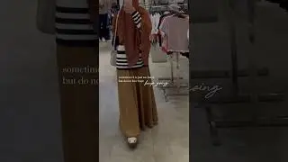 Stripe Sweater & Brown Skirt Outfit Ideas 