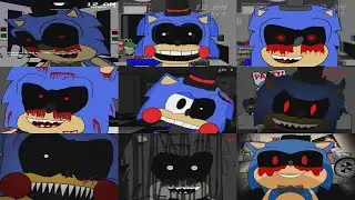 Five Night at Sonics 1 - Maniac Mania All Jumpscare + Extra