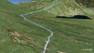 Snowdon Ranger Path - Ascending Snowdon (aerial fly through)