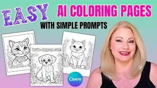 Use AI to MAKE MONEY ONLINE selling COLORING BOOKS