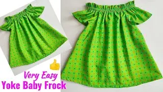 Yoke Baby frock cutting and stitching | Baby Frock cutting and stitching