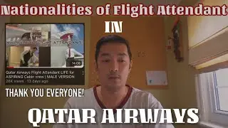 Nationalities of the flight attendants / cabin crew in QATAR AIRWAYS