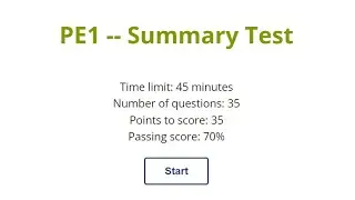 Python Essentials 1 Summary Test with explanation