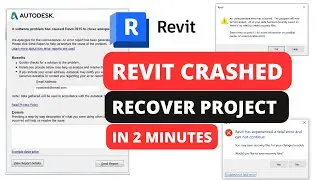 How to Recover your Autodesk Revit file without a recovery file in 2024