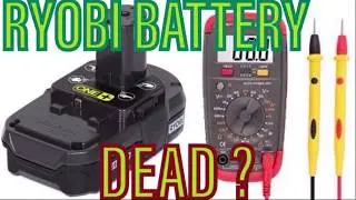 How I Fix RYOBI 18v Lithium Battery Thats Not Charging Or Working P102 103 104 105 107 108 109 190