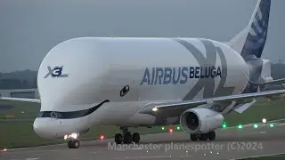 Beluga Airbus A330-743L Beluga XL 3 F-GXLI On Flights BGA134I @Chester Hawarden Airport On 24/10/24