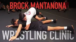 USAs #1 Ranked Wrestler Gives a Clinic on His Favorite Moves | Brock Mantanona