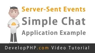 Server-Sent Events Simple Chat Application Example