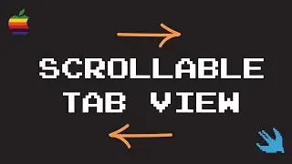 How to build a ScrollableTabView custom control