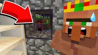 КТО СЛЕДИТ ЗА МЭРОМ ДЕРЕВНИ В 3 ЧАСА НОЧИ В МАЙНКРАФТ 😰 | Миша Аниматор в Minecraft