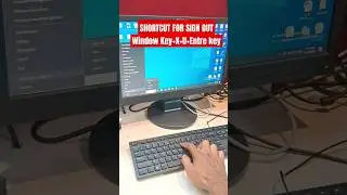 Shortcut key for sign out the window use. #technicalproblems #computer #window #shortcut #laptop