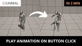 Unreal Engine 5 Beginners Tutorial: How to Play Animation on Button Click