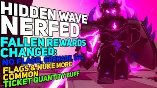 Hidden Wave NERFED | Flags ADDED to Fallen Rewards & Flashbang REMOVED | TDS August Updates