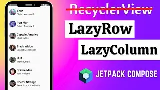 LazyColumn In Jetpack Compose 🚀 | Android Studio | 2024