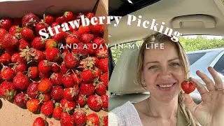 Strawberry Picking and A Day In My Life Vlog