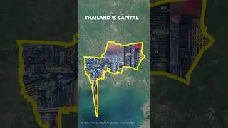 BANGKOK MAP ANIMATION IN AFTER EFFECTS #shorts