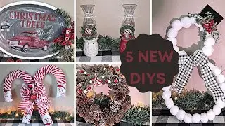 5 Christmas DIYS , Including three unique wreaths.