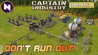 Early Game Risk: Running Out! Diesel & Copper | 02 | Captain of Industry Update 1 | Lets Play