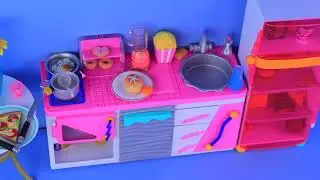 18 Minutes Satisfying Hello Kitty Mini Kitchen Set #ASMR installation