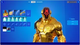 Fortnite THE FOUNDATION Skin but in GOLDEN ! (Midas Golden Touch Style)