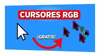 INSTALAR los CURSORES RGB en tu computadora o laptop windows 10, 11