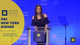 Nicole Maines Speaks at the 2022 HRC Greater New York Dinner