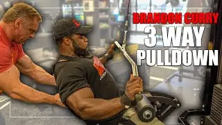 Brandon Curry 3 Way Lat Pulldown For a Crazy BURN