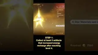 How to increase Energy Recharge of an Artifact