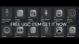 *GET THIS FREE UGC ITEM* Roblox