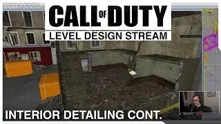 Building a Call of Duty Search and Destroy Map #3 - Interior Detailing