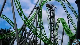 Our First Time Riding Monster! EPIC Gerstlauer Infinity Coaster at Adventureland!