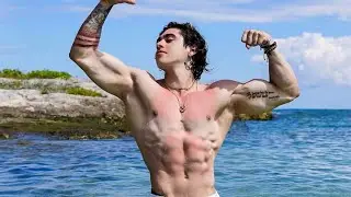 19 years old young bodybuilder showing his pumped muscle | flexing | muscle worship