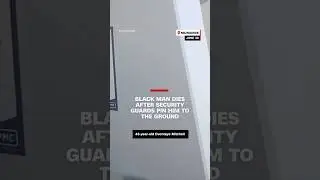 Black man dies after security guards pin him to the ground