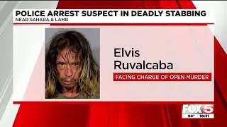 Suspect arrested in deadly stabbing near east Las Vegas walking trail