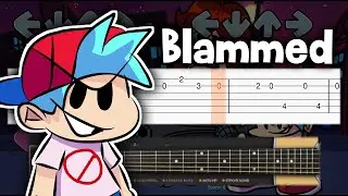 Friday Night Funkin - Blammed - Guitar tutorial (TAB)